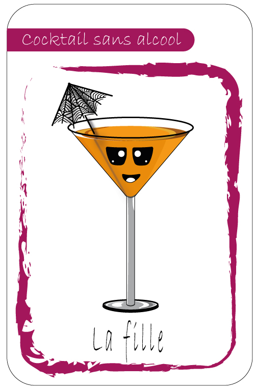 famille cocktail sans alcool- la fille