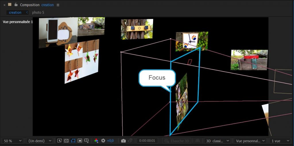 focus des photos