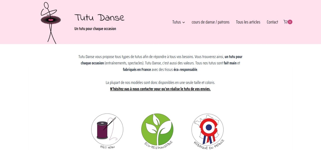 Accueil de Tutu danse
