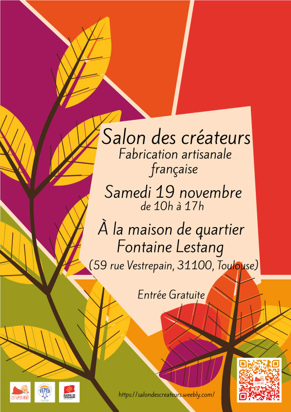 Affiche pour le salon des créateurs de novembre 2022